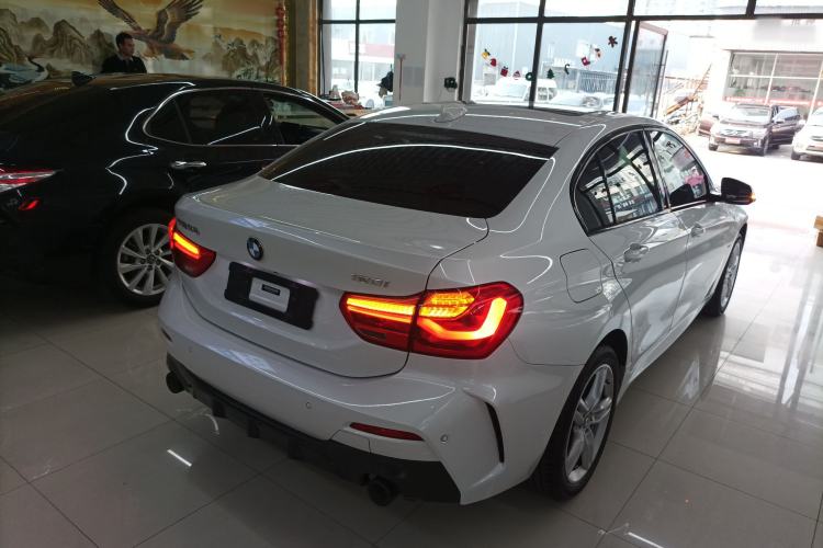 Used BMW 1 Series 2021 120i M Sport Night Edition Rear Right 45 Deg