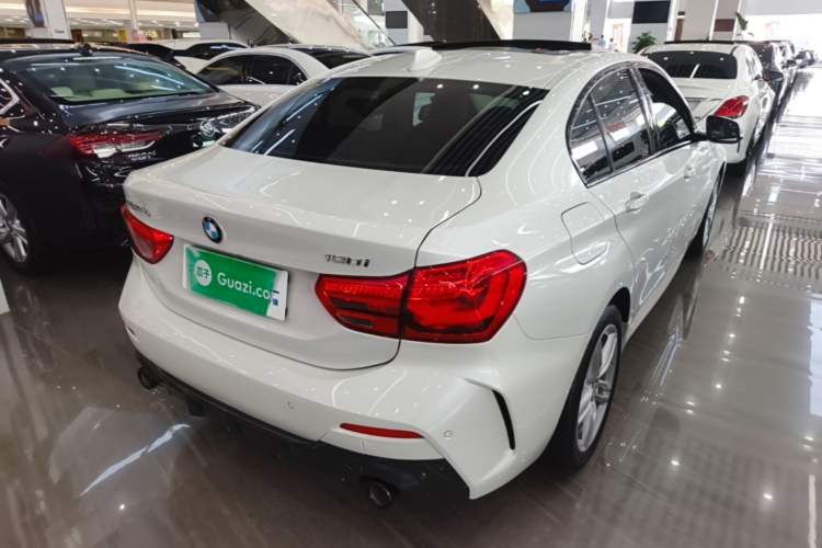 Used BMW 1 Series 2021 Revised 120i M Sport Night Edition Rear Right 45 Deg
