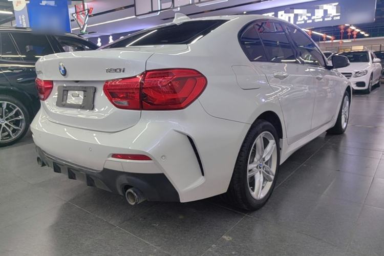 Used BMW 1 Series 2021 120i M Sport Night Edition Rear Right 45 Deg