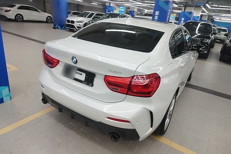 Used BMW 1 Series 2021 120i M Sport Night Edition Rear Right 45 Deg