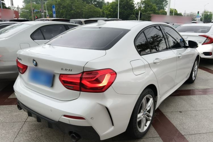 Used BMW 1 Series 2021 120i M Sport Night Edition Rear Right 45 Deg