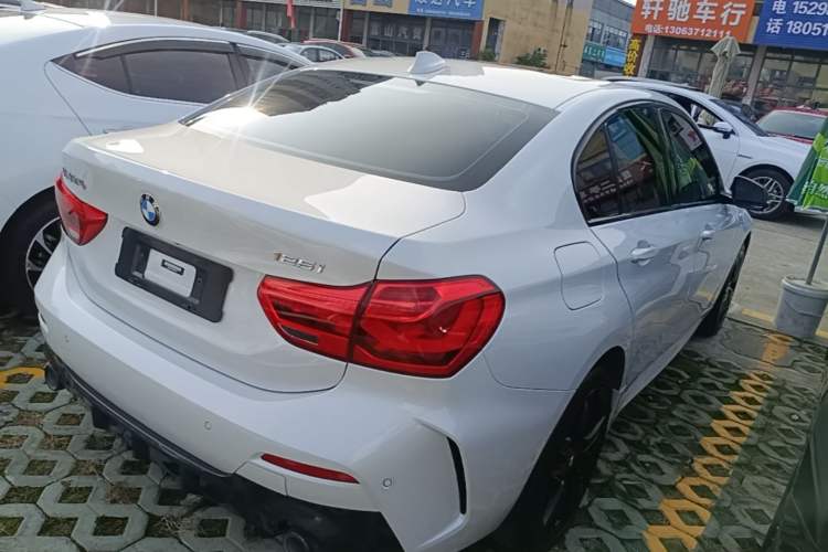 Used BMW 1 Series 2021 Restyled 125i M Sport Night Edition Rear Right 45 Deg