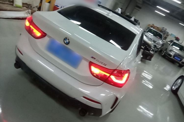 Used BMW 1 Series 2021 120i M Sport Night Edition Rear Right 45 Deg