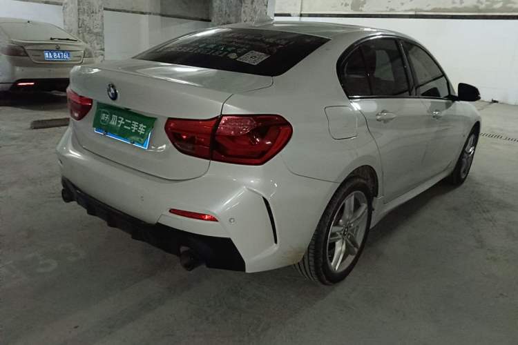 Used BMW 1 Series 2021 120i M Sport Night Edition Rear Right 45 Deg