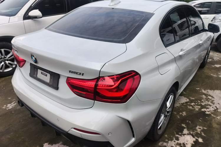 Used BMW 1 Series 2021 120i M Sport Night Edition Rear Right 45 Deg