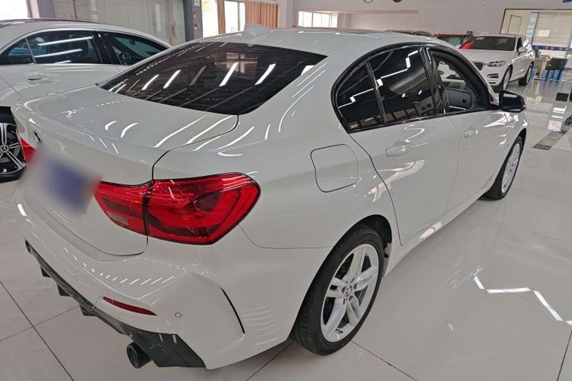 Used BMW 1 Series 2021 Revised 120i M Sport Night Edition Rear Right 45 Deg