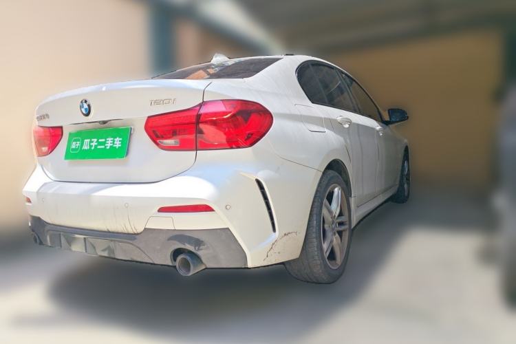 Used BMW 1 Series 2021 120i M Sport Night Edition Rear Right 45 Deg