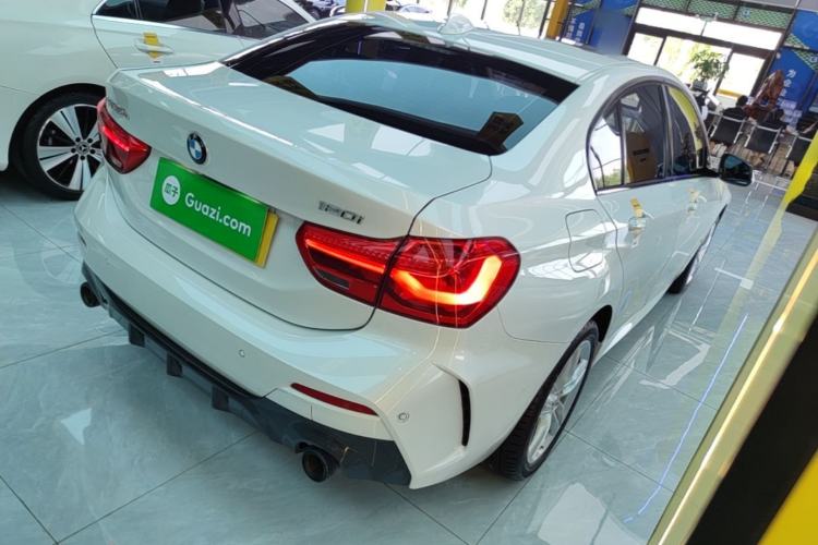Used BMW 1 Series 2021 120i M Sport Night Edition Rear Right 45 Deg
