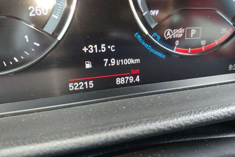 Used BMW 1 Series 2022 125i M Sport Night Edition Odometer Close Up