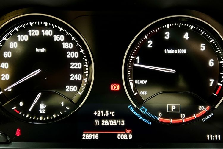 Used BMW 1 Series 2022 125i M Sport Night Edition Odometer Close Up