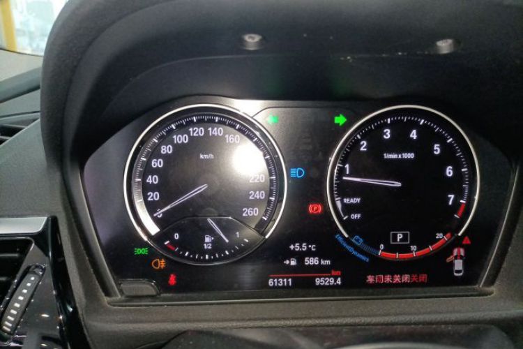Used BMW 1 Series 2022 125i M Sport Night Edition Odometer Close Up