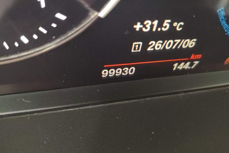Used BMW 1 Series 2022 120i M Sport Edition Odometer Close Up