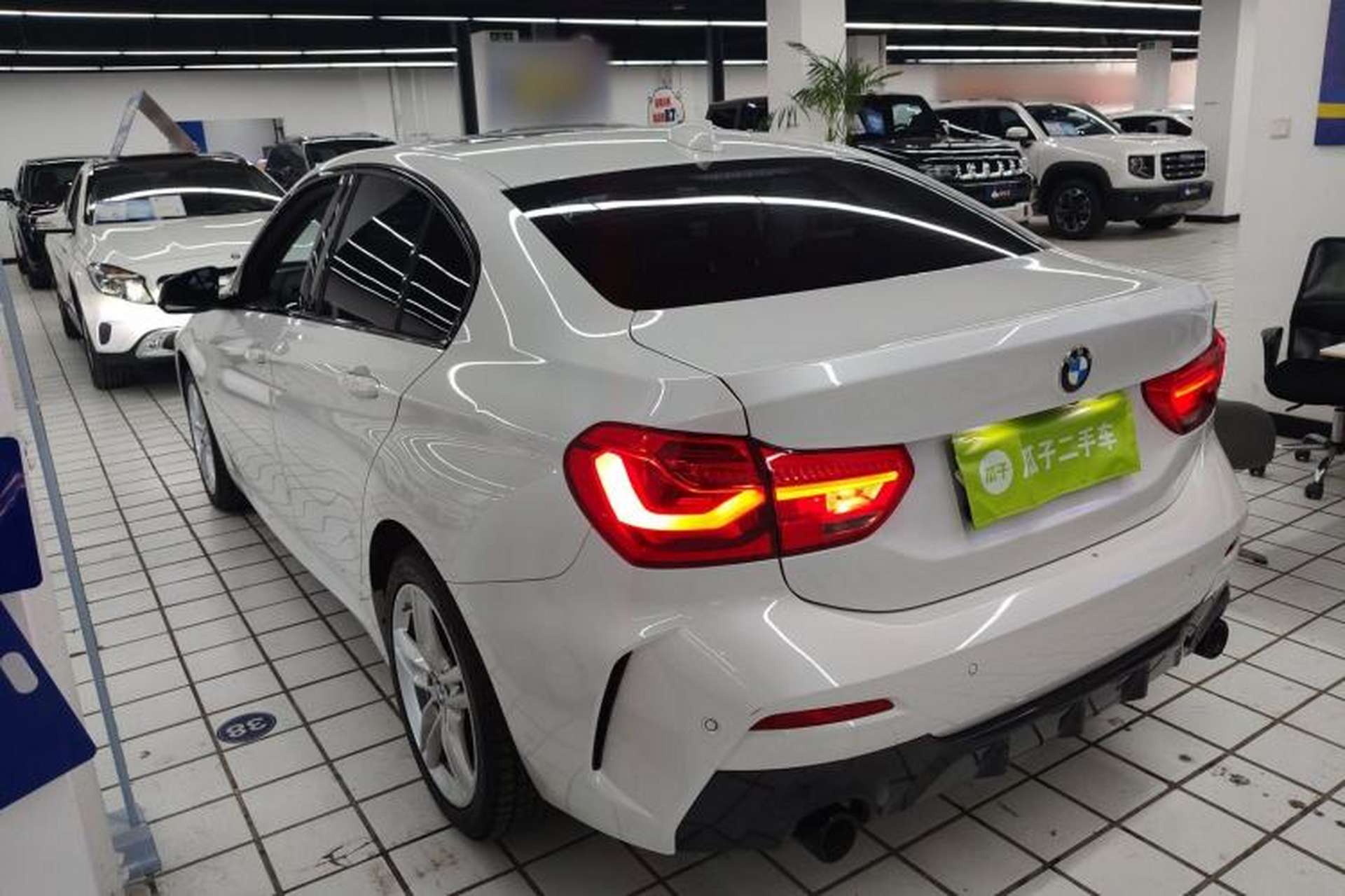 Used BMW 1 Series 2022 120i M Sport Night Edition Rear Left 45 Deg