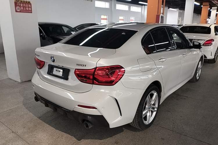 Used BMW 1 Series 2022 120i M Sport Night Edition Rear Right 45 Deg