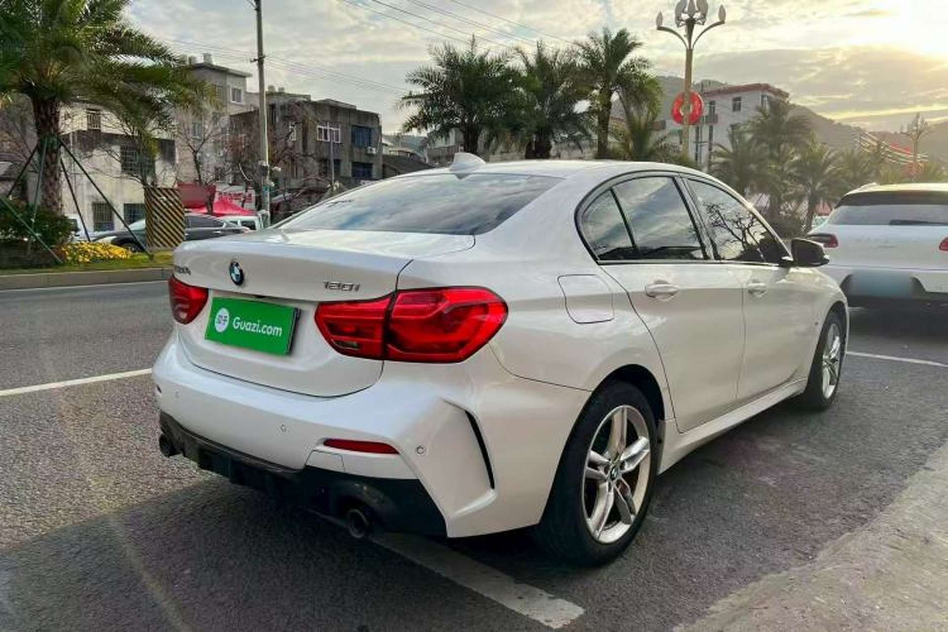 Used BMW 1 Series 2022 120i M Sport Night Edition Rear Right 45 Deg