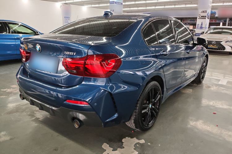 Used BMW 1 Series 2023 125i M Sport Night Edition Rear Right 45 Deg