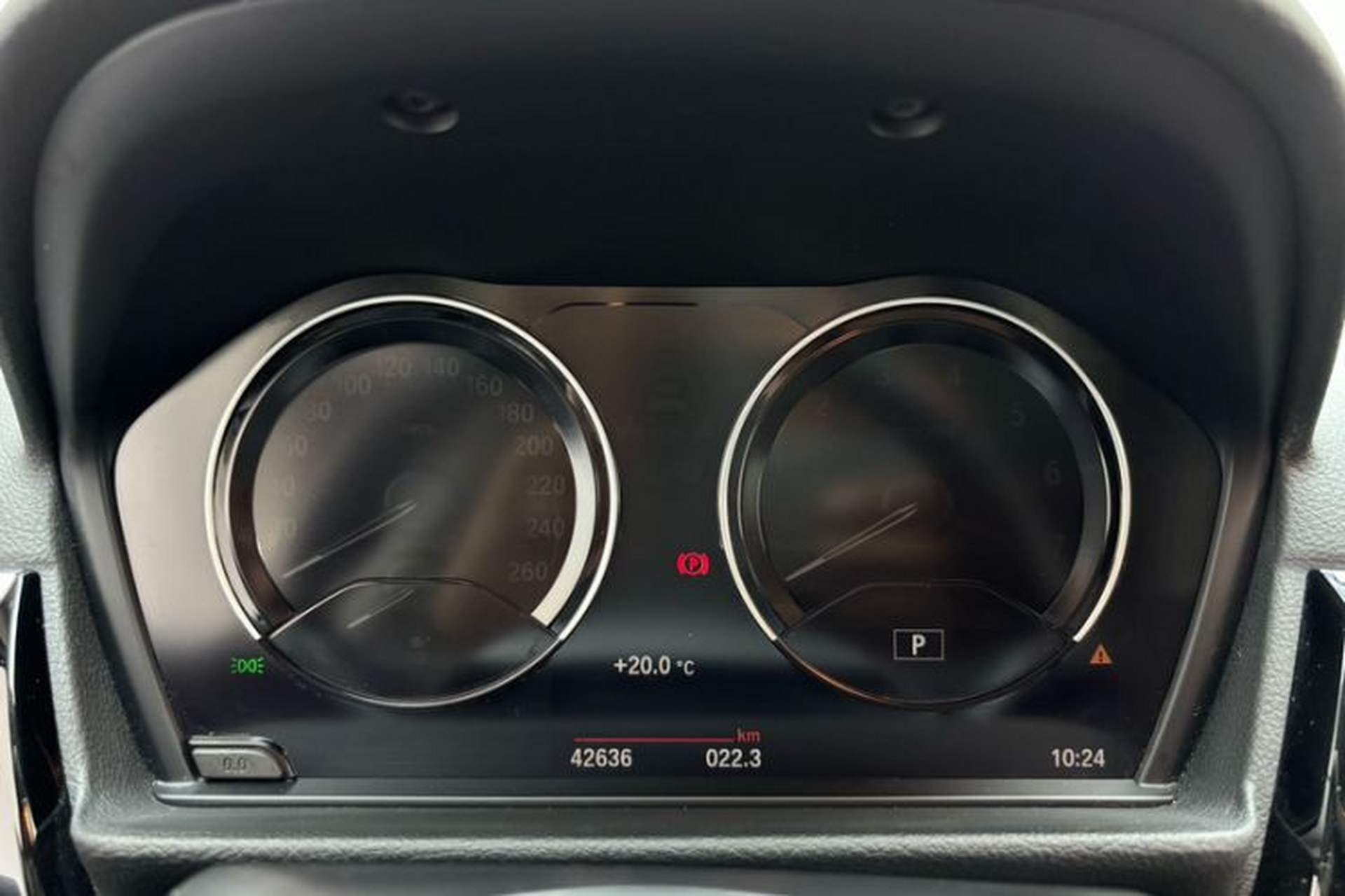 Used BMW 1 Series 2023 120i M Sport Night Edition Odometer Close Up