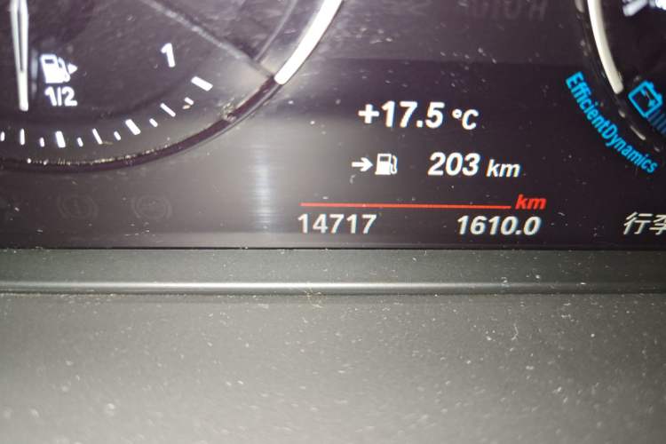 Used BMW 1 Series 2023 120i M Sport Edition Odometer Close Up