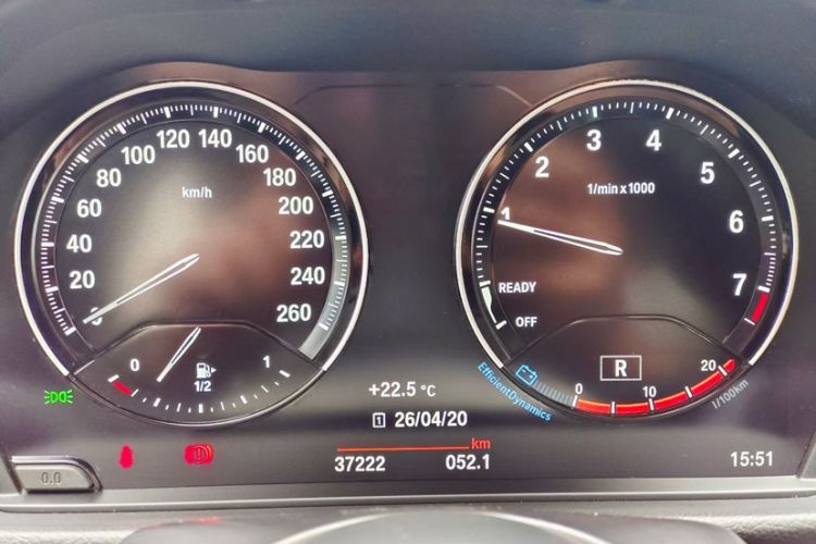 Used BMW 1 Series 2023 125i M Sport Night Edition Odometer Close Up