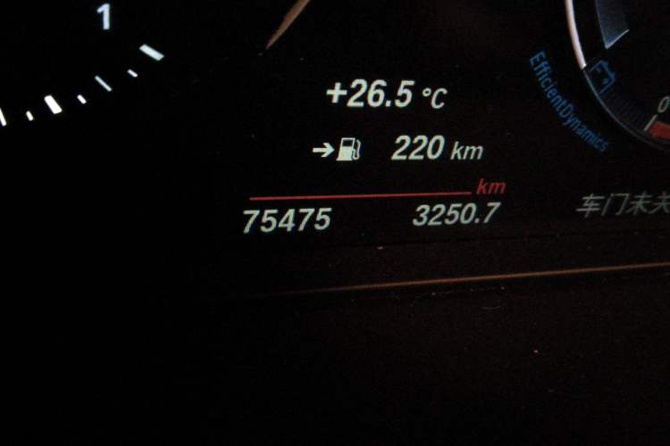 Used BMW 1 Series 2023 120i M Sport Night Edition Odometer Close Up