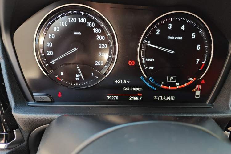 Used BMW 1 Series 2023 125i M Sport Night Edition Odometer Close Up