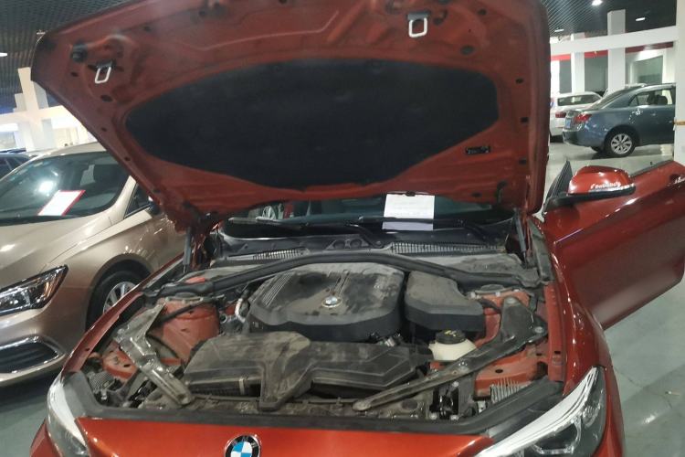 Used BMW 2 Series 2018 220i Convertible Coupe Sports Design Package Engine Bay