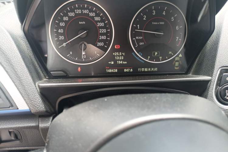Used BMW 2 Series 2014 M235i Odometer Close Up