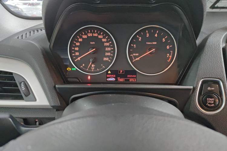 Used BMW 2 Series 2014 220i Leading Model Odometer Close Up