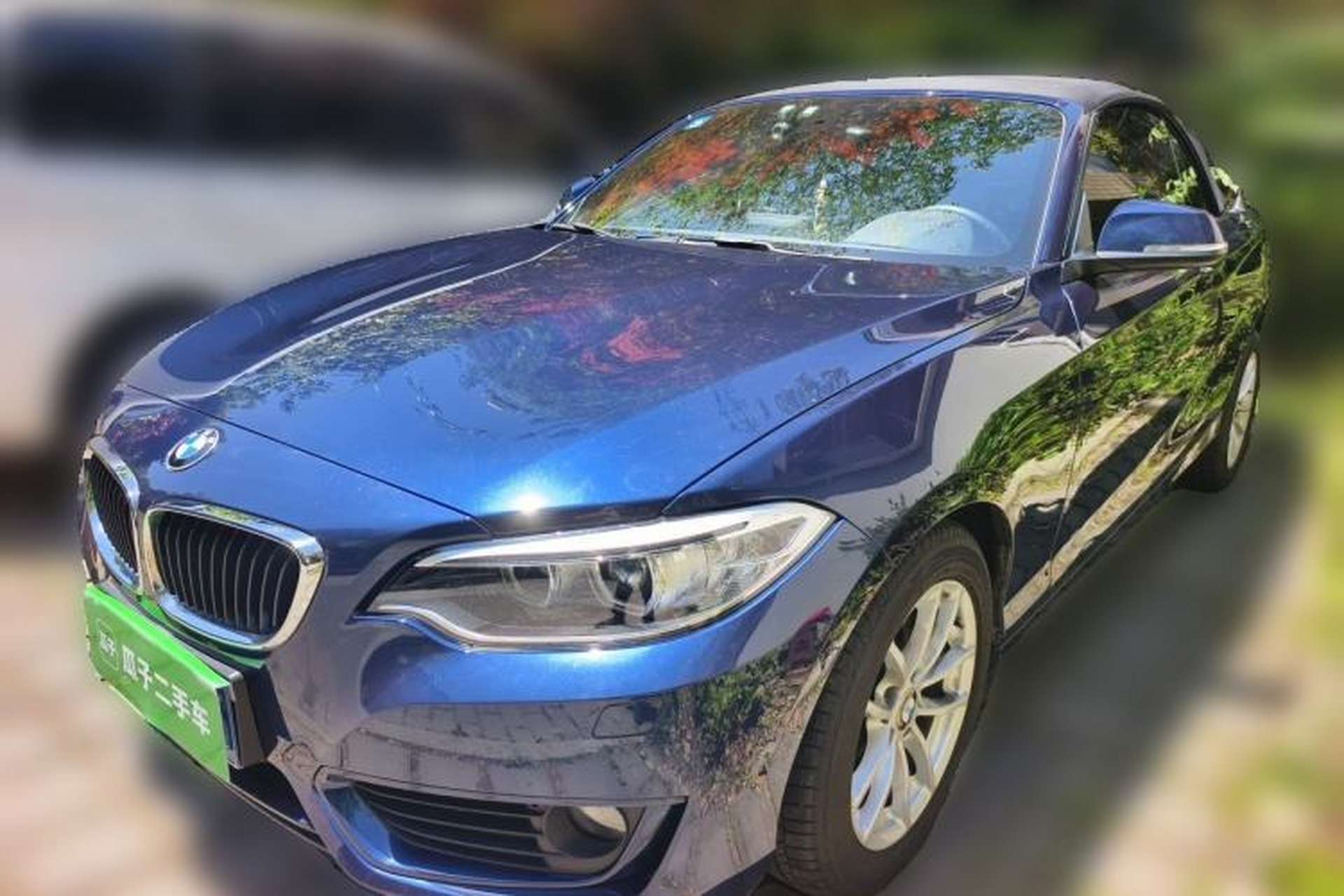 Used BMW 2 Series 2015 218i Convertible Coupe Front Left 45 Deg