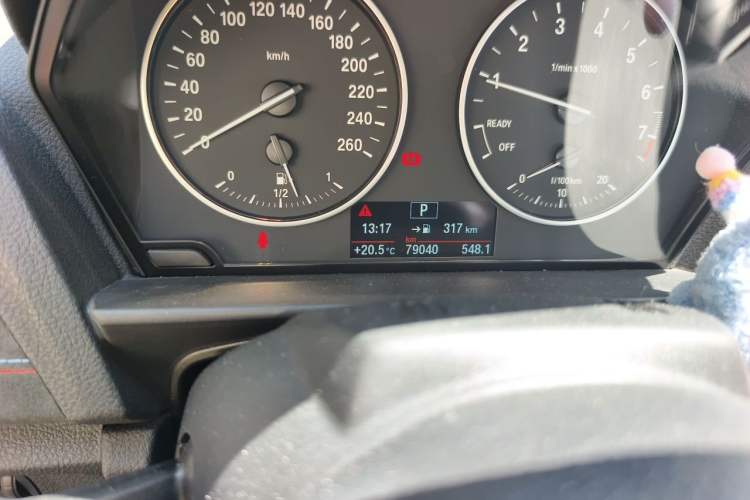 Used BMW 2 Series 2015 218i Convertible Coupe Odometer Close Up