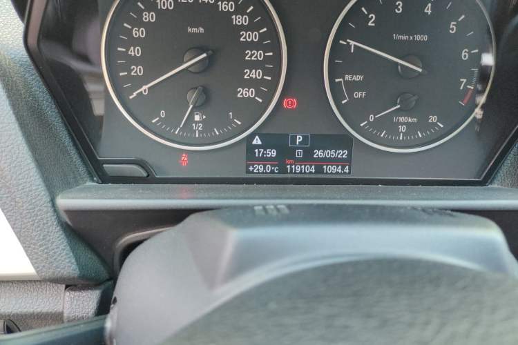 Used BMW 2 Series 2015 218i Convertible Coupe Odometer Close Up