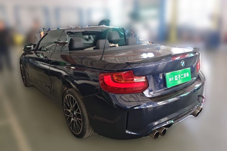 Used BMW 2 Series 2015 218i Convertible Coupe Rear Left 45 Deg