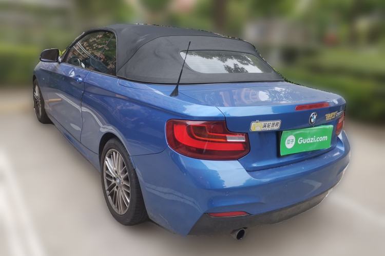 Used BMW 2 Series 2015 220i Convertible Coupe M Sport Edition Rear Left 45 Deg