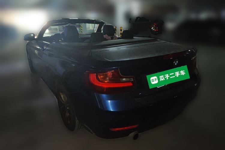 Used BMW 2 Series 2015 218i Convertible Coupe Rear Left 45 Deg