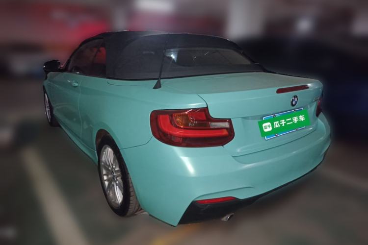Used BMW 2 Series 2015 220i Convertible Coupe Leading Model Rear Left 45 Deg