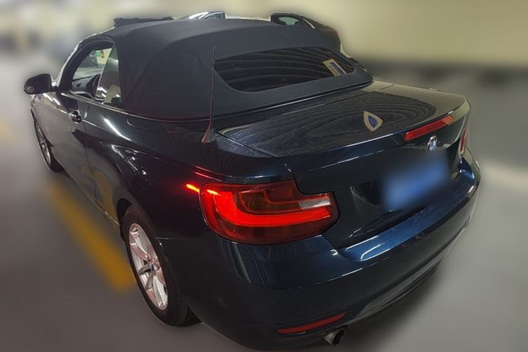 Used BMW 2 Series 2015 218i Convertible Coupe Rear Left 45 Deg