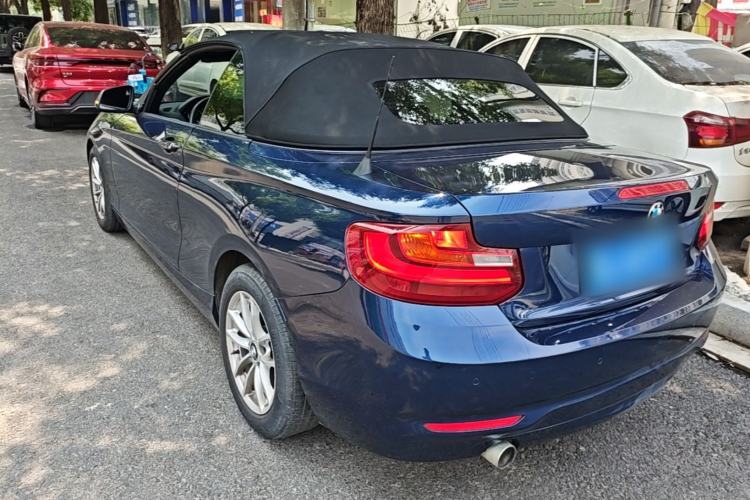 Used BMW 2 Series 2015 218i Convertible Coupe Rear Left 45 Deg