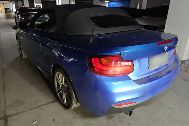 Used BMW 2 Series 2015 220i Convertible Coupe M Sport Edition Rear Left 45 Deg