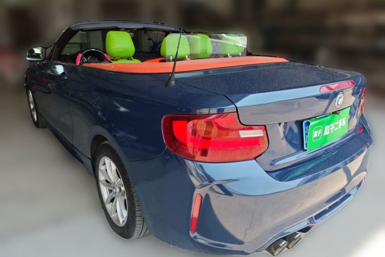 Used BMW 2 Series 2015 218i Convertible Coupe Rear Left 45 Deg