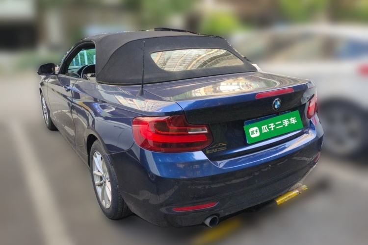 Used BMW 2 Series 2015 218i Convertible Coupe Rear Left 45 Deg