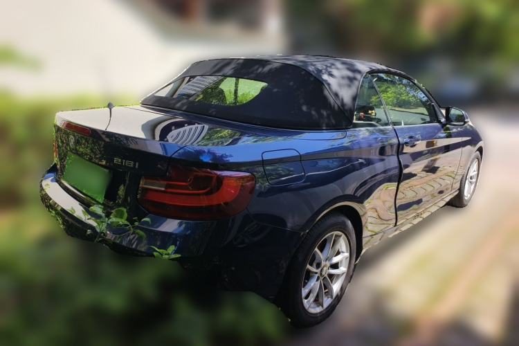 Used BMW 2 Series 2015 218i Convertible Coupe Rear Right 45 Deg