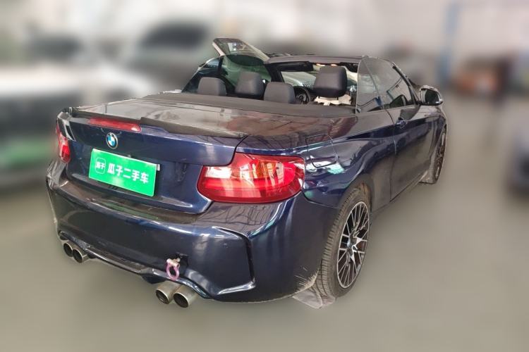 Used BMW 2 Series 2015 218i Convertible Coupe Rear Right 45 Deg