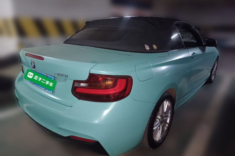 Used BMW 2 Series 2015 220i Convertible Coupe Leading Model Rear Right 45 Deg