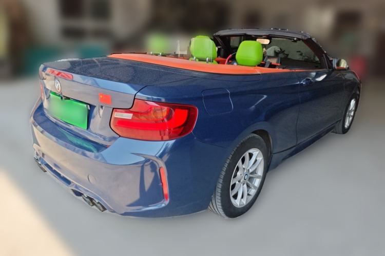 Used BMW 2 Series 2015 218i Convertible Coupe Rear Right 45 Deg