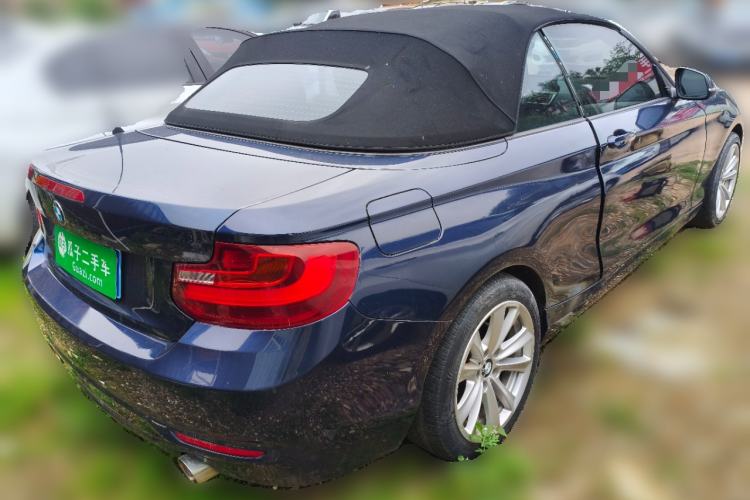 Used BMW 2 Series 2015 220i Convertible Coupe Leading Model Rear Right 45 Deg