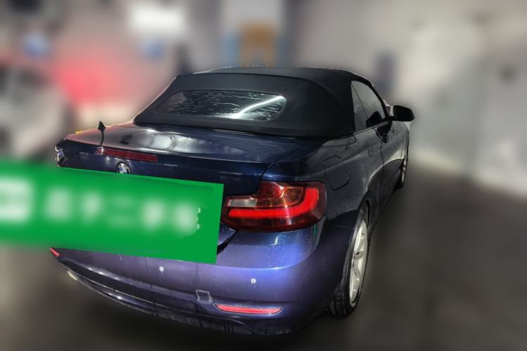 Used BMW 2 Series 2015 218i Convertible Coupe Rear Right 45 Deg