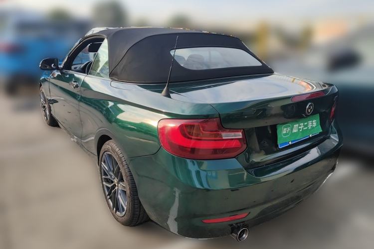 Used BMW 2 Series 2015 218i Convertible Coupe Rear Left 45 Deg