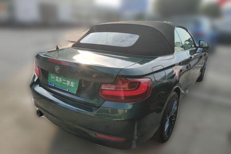 Used BMW 2 Series 2015 218i Convertible Coupe Rear Right 45 Deg