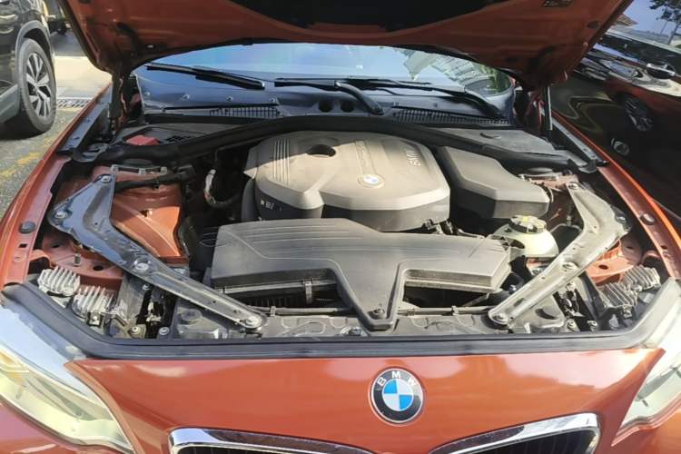 Used BMW 2 Series 2015 218i Convertible Coupe Engine Bay