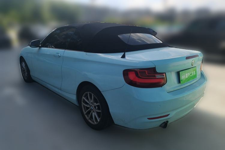 Used BMW 2 Series 2015 218i Convertible Coupe Rear Left 45 Deg